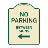 No Parking Between Signs
