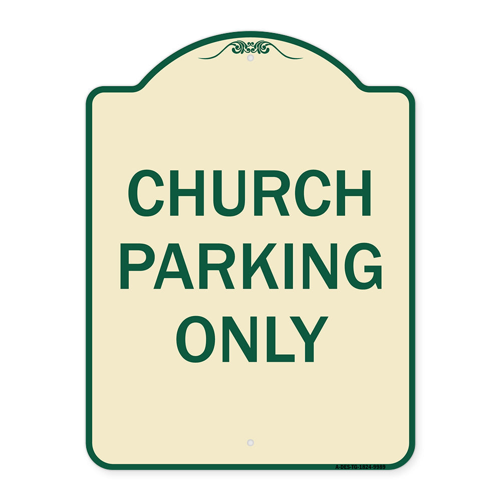 Church Parking Only