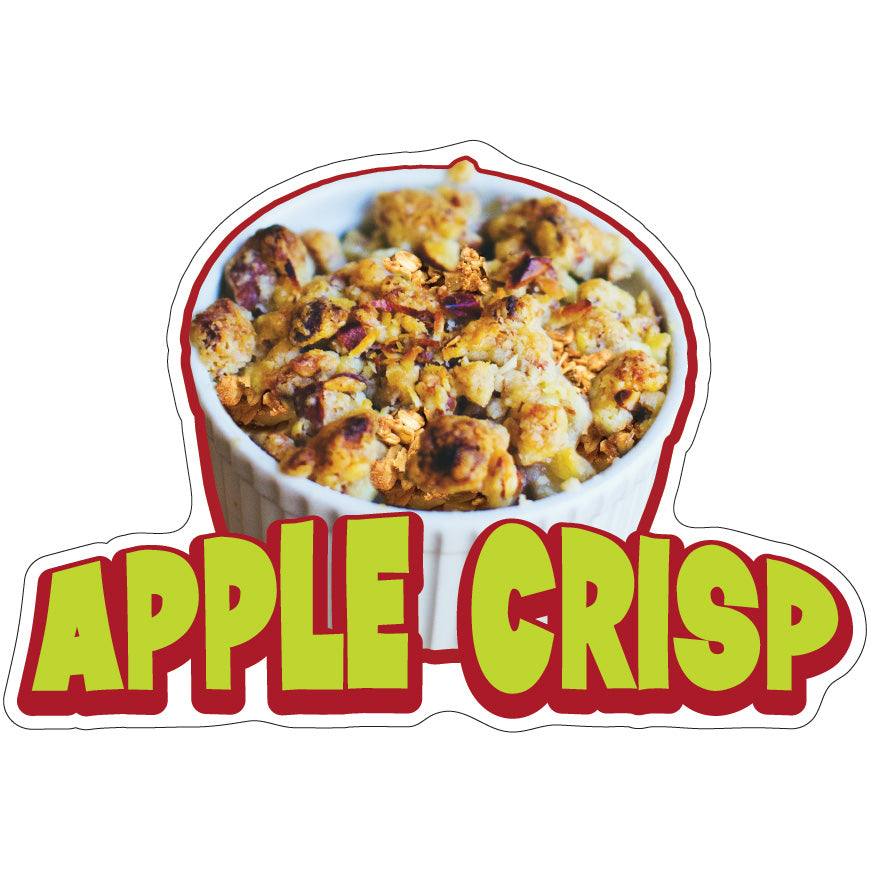 Apple Crisp Die-Cut Decal