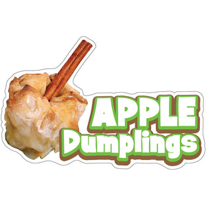 Apple Dumplings Die-Cut Decal
