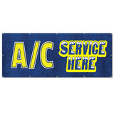 A/C Service Here Banner