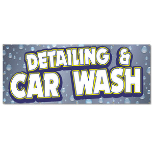 Detailing And Car Wash Banner