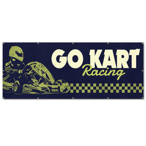 Go Kart Racing Banner