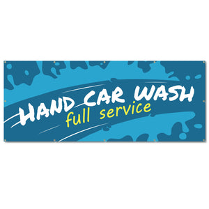 Hand Car Wash Banner