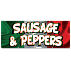 Sausage And Peppers Banner