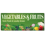 Vegetables And Fruits Banner