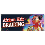 African Hair Braiding Banner