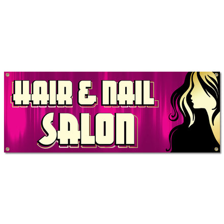 Hair And Nail Salon Banner