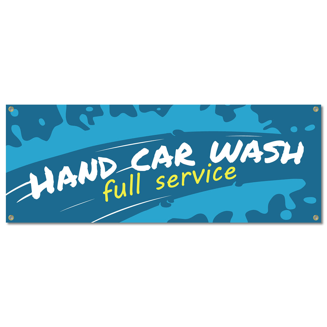 Hand Car Wash Banner