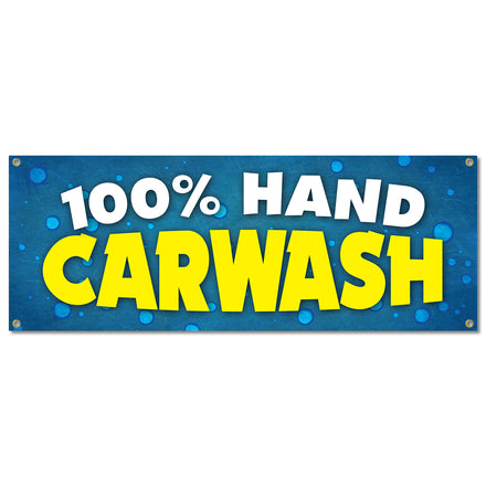 Hand Car Wash Banner