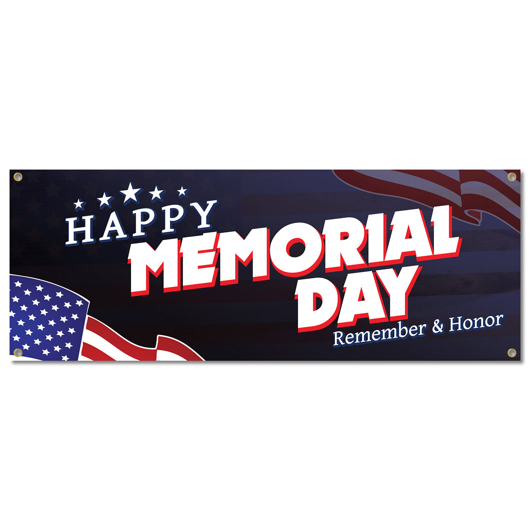 Happy Memorial Day Banner