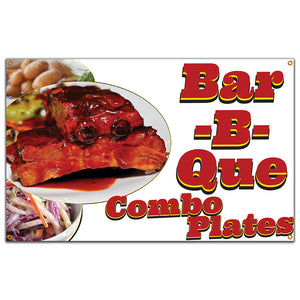 Bar-B-Que Combo Plates Banner