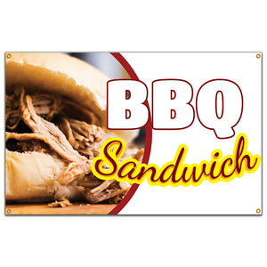 Bbq Sandwich Banner