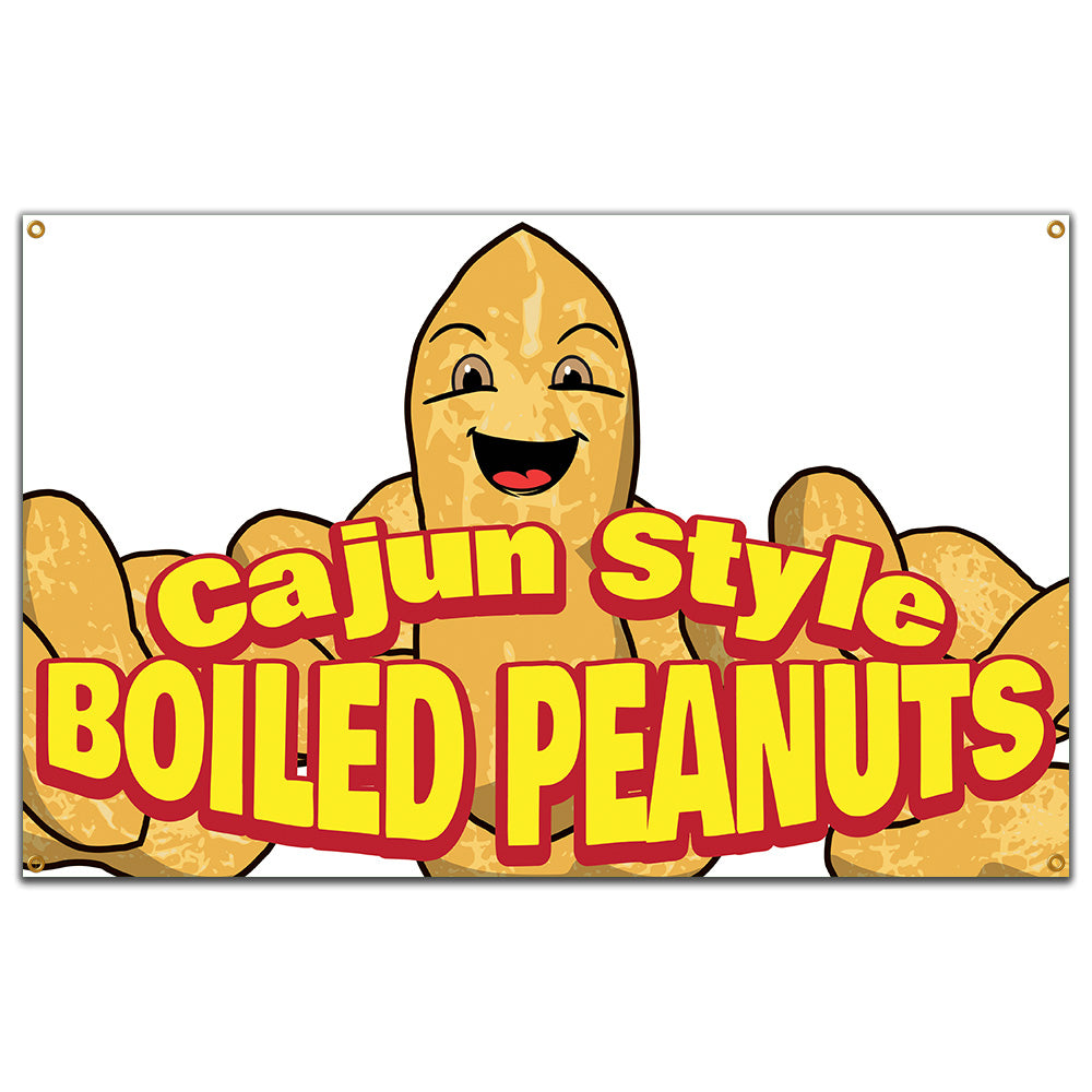 Cajun Style Boiled Peanuts Banner