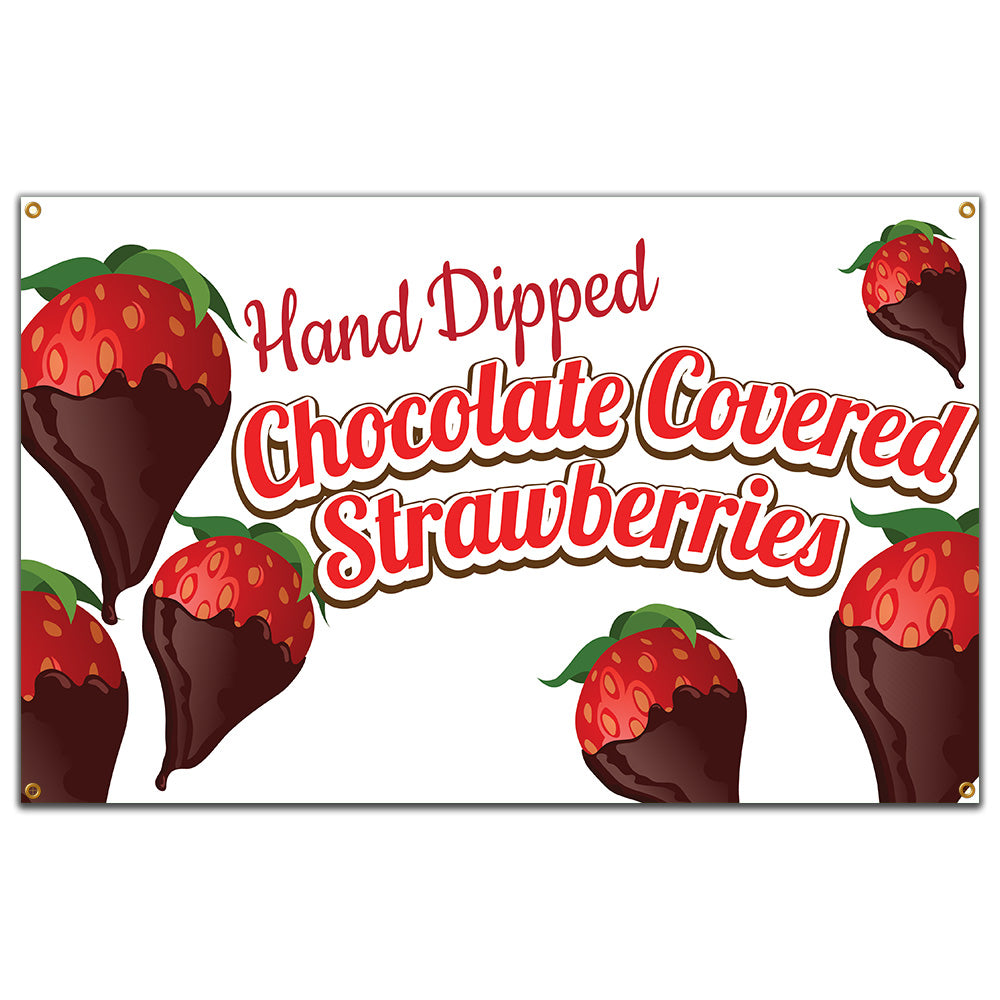 Chocolate Covered Strawberries Banner