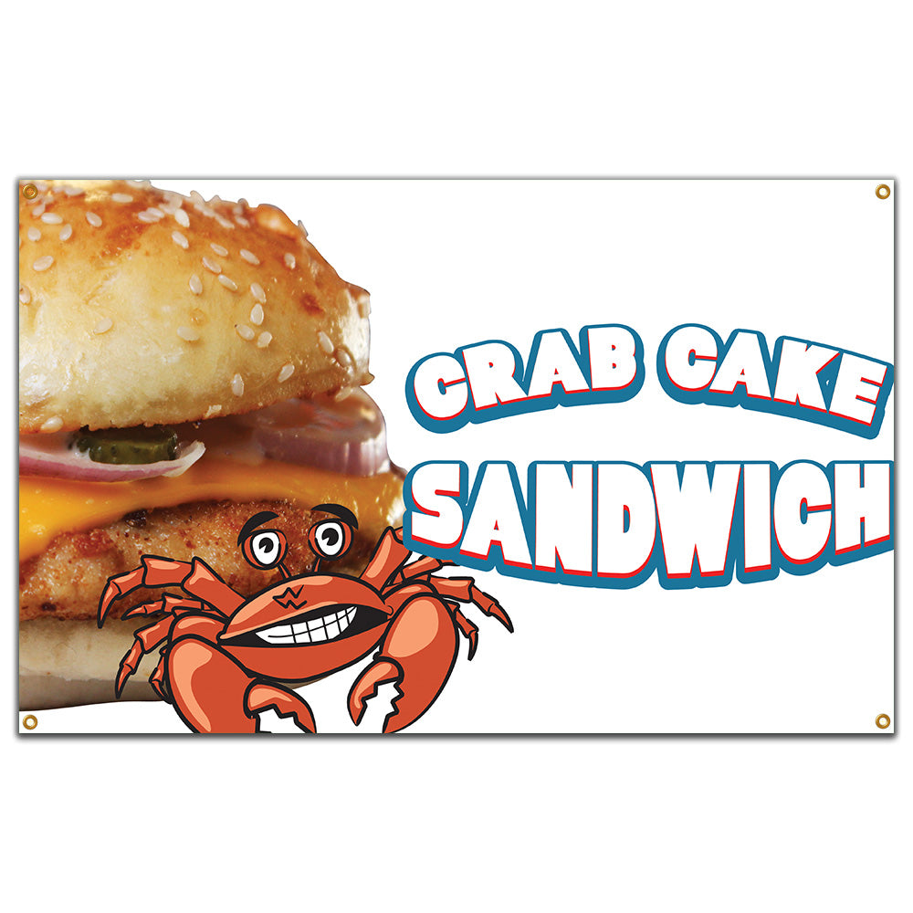 Crab Cake Sandwich Banner