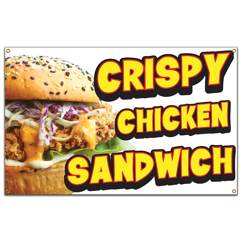 Crispy Chicken Sandwich Banner