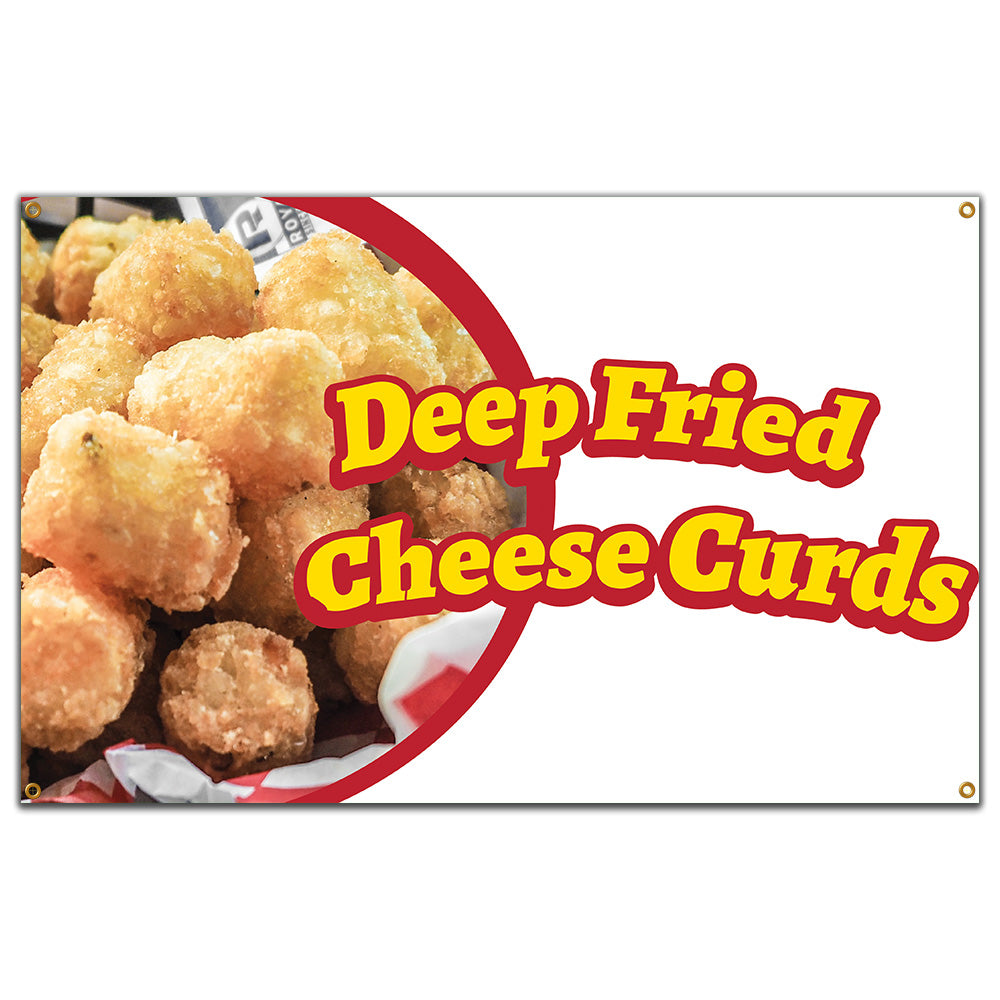 Deep Fried Cheese Curds Banner