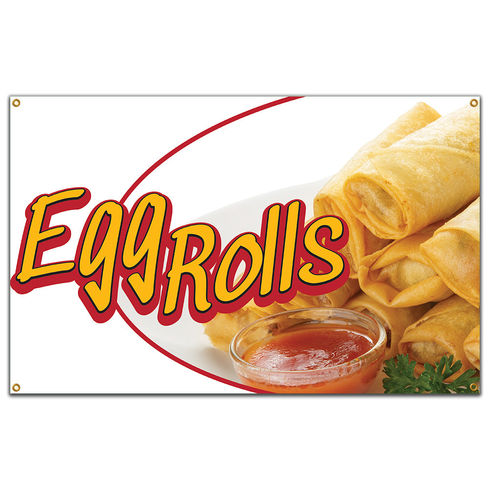 Egg Rolls Banner