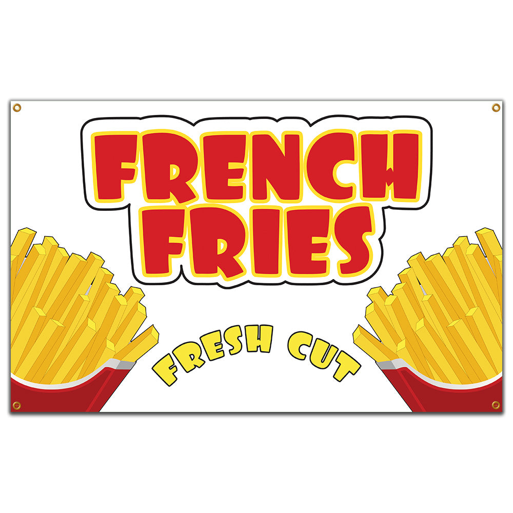 French Fries Banner