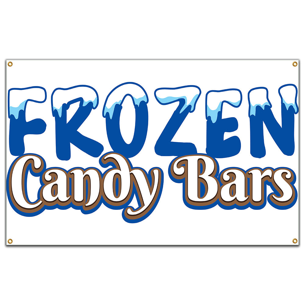 Frozen Candy Bars Banner