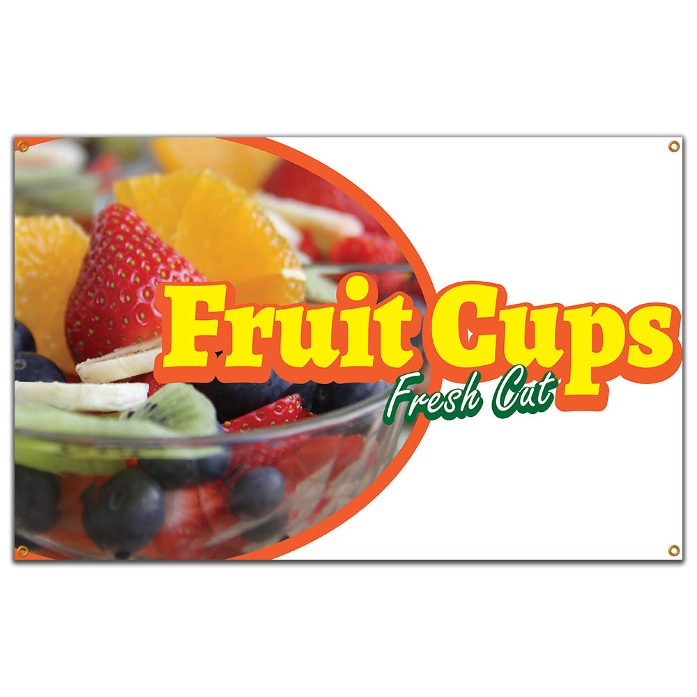 Fruit Cups Banner