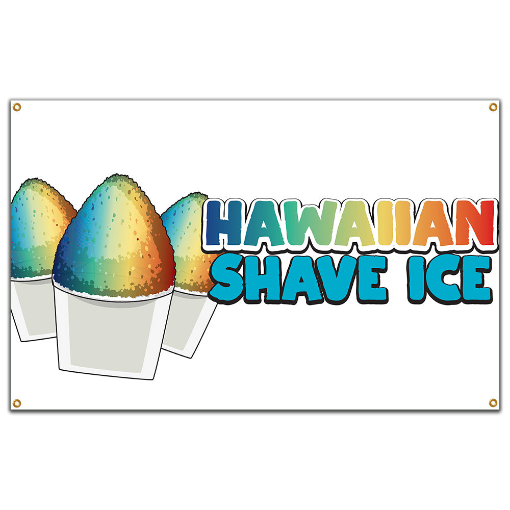 Hawaiian Shave Ice Banner