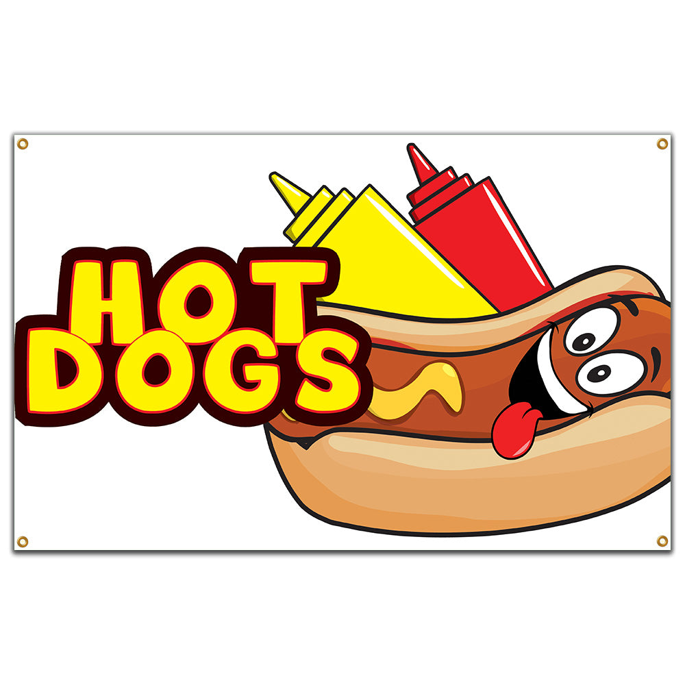 Hot Dogs Banner