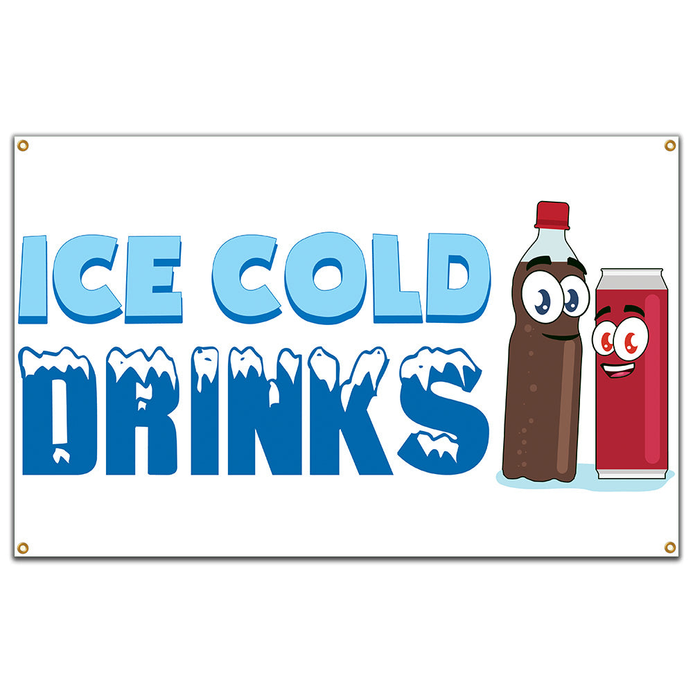 Ice Cold Drinks 3 Banner
