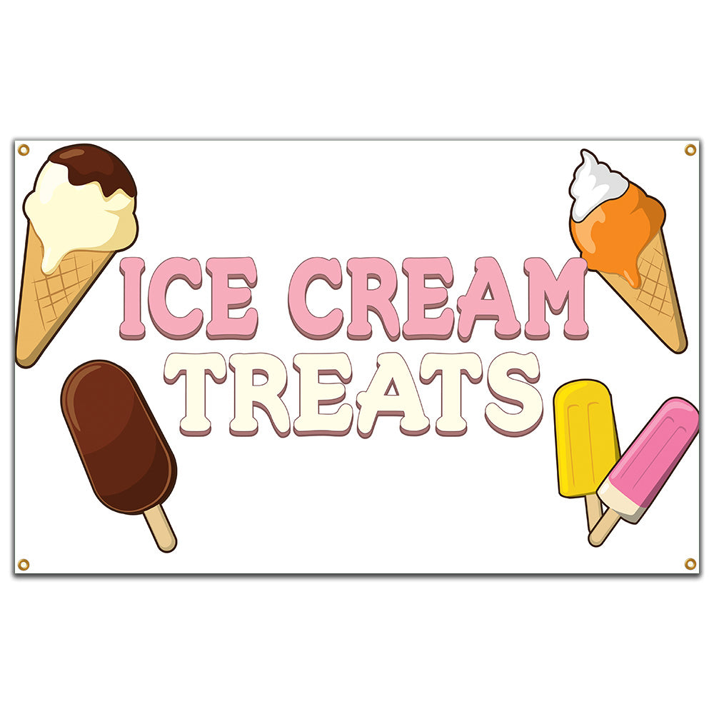 Ice Cream Treats Banner