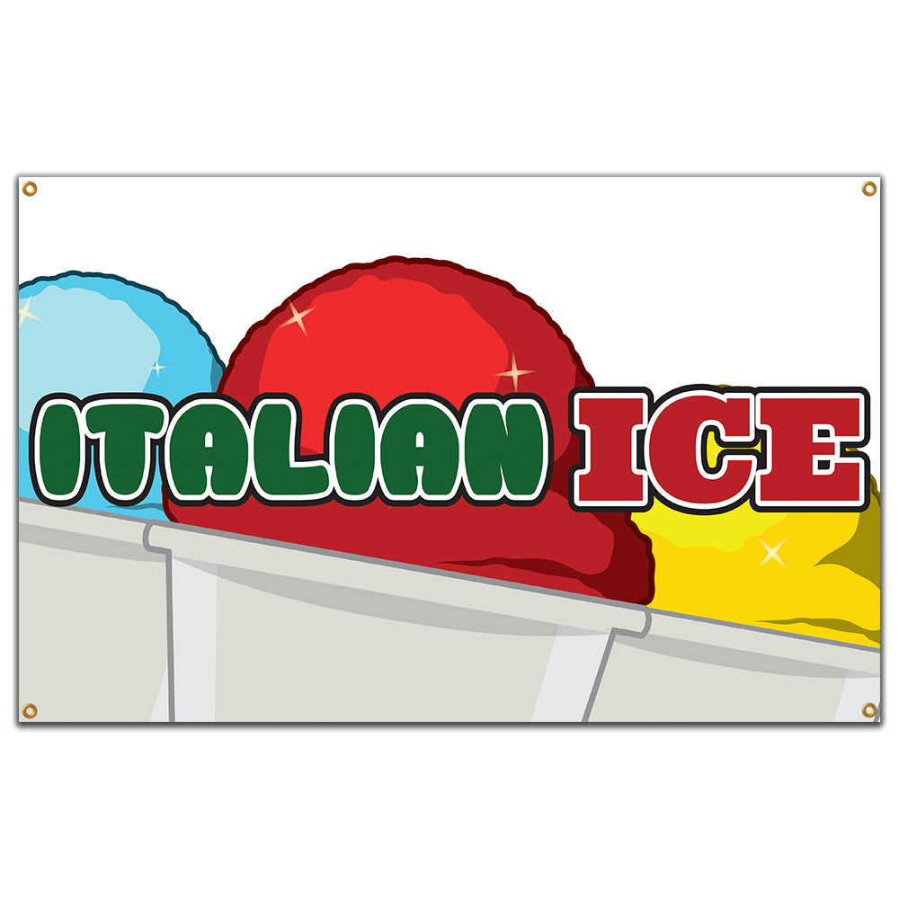 Italian Ice Banner