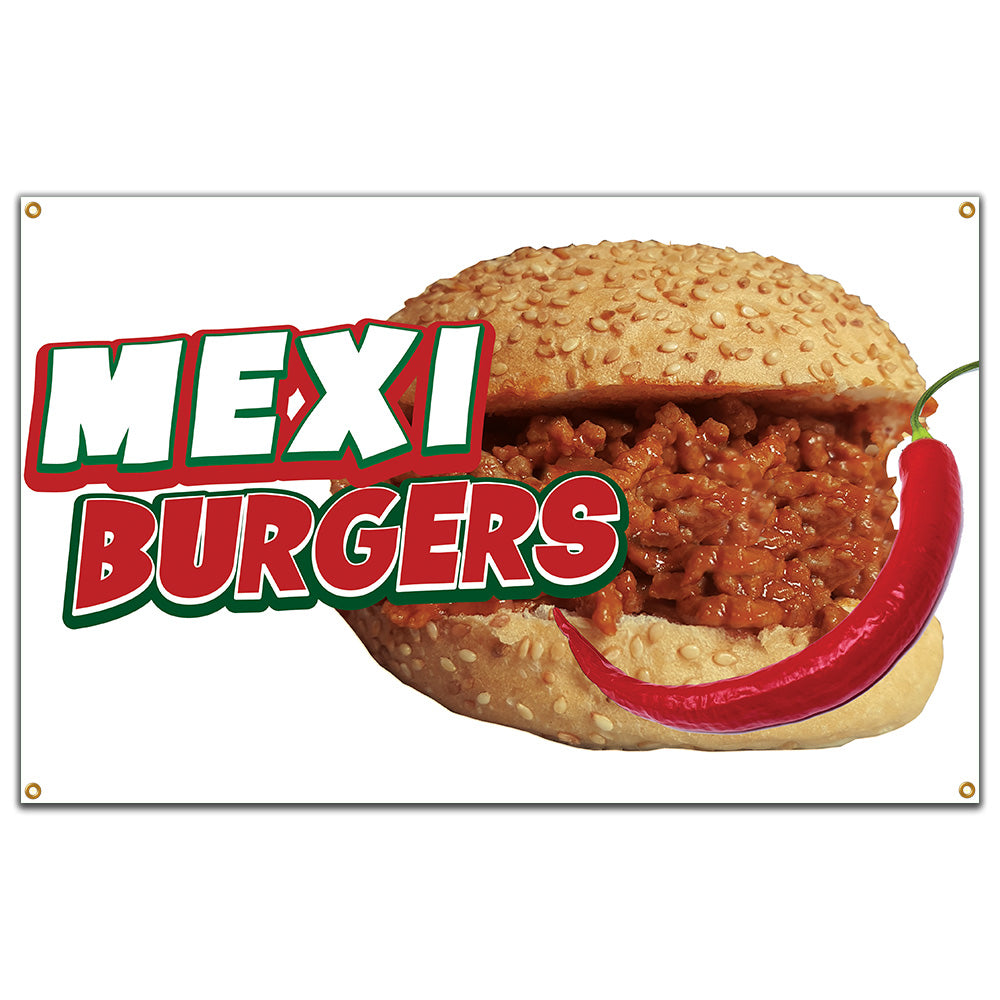 Mexi Burgers Banner