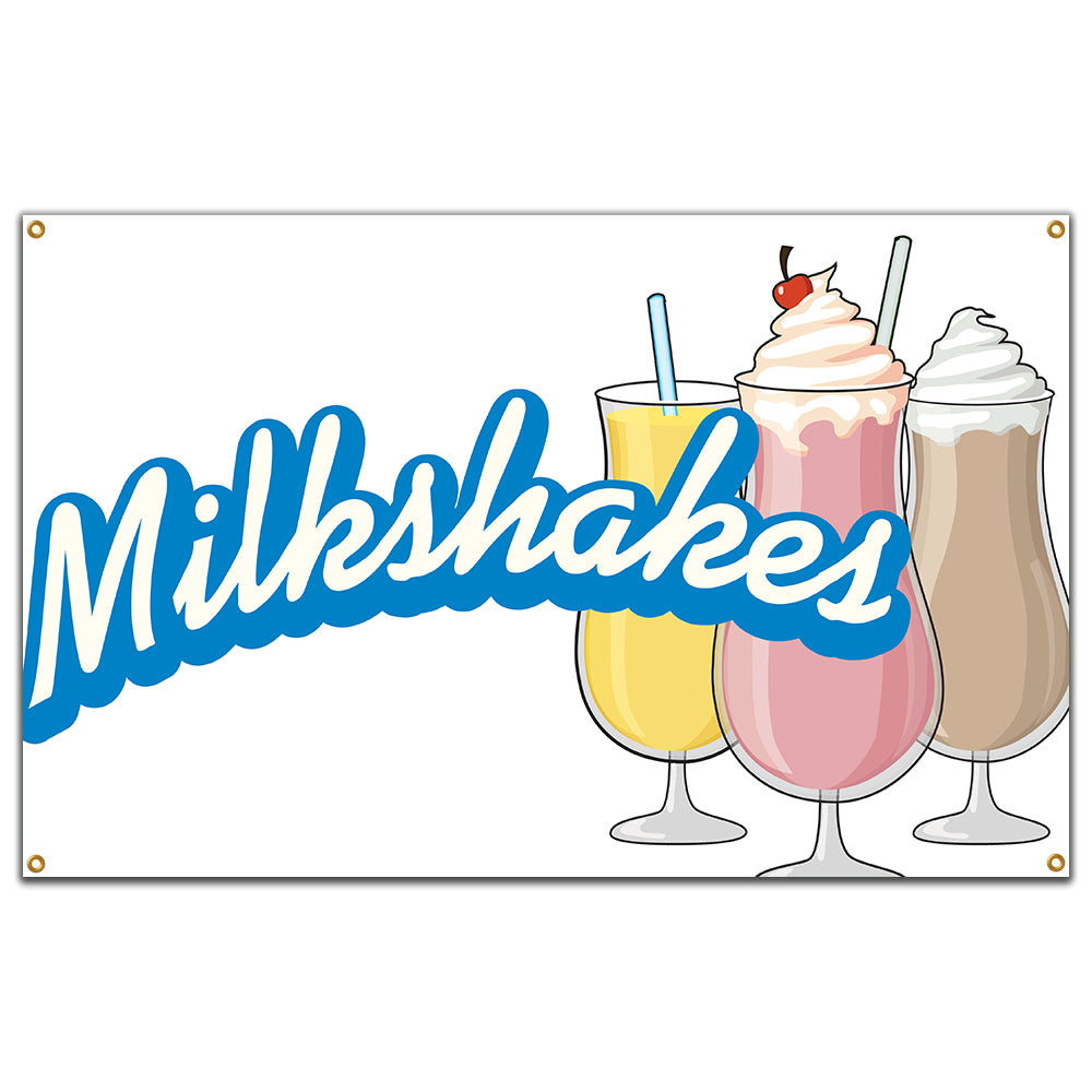 Milkshakes Banner