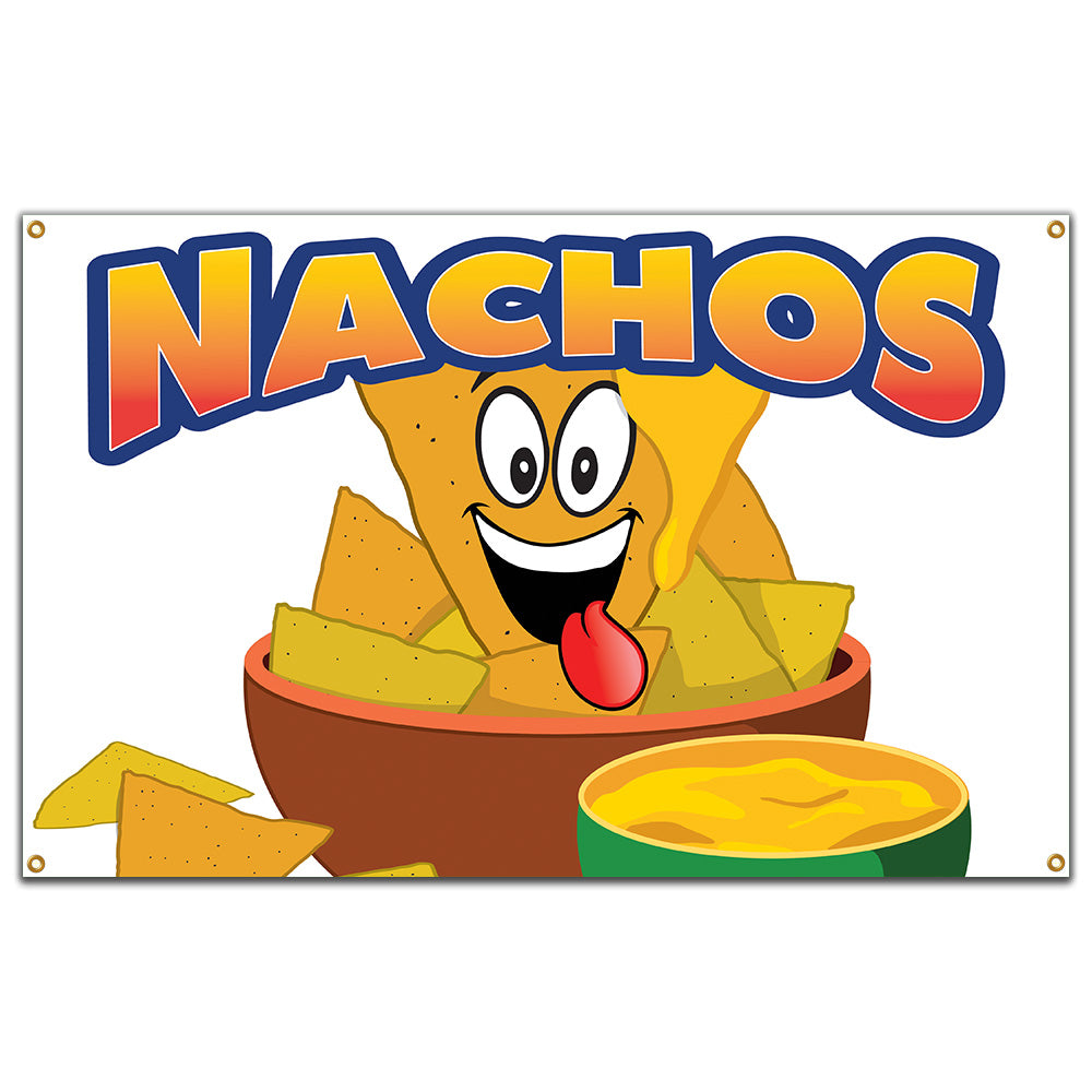 SignMission B-60 Nachos Supreme19 60 in. Nachos Supreme Banner