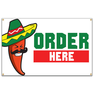 Order Here Banner