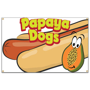 Papaya Dogs Banner