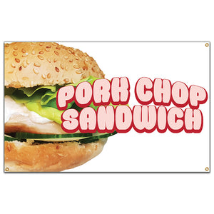 Pork Chop Sandwich Banner