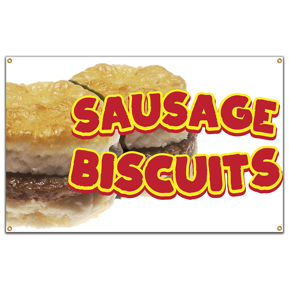 Sausage Biscuits Banner
