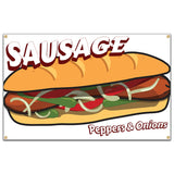 Sausage Peppers & Onions Banner