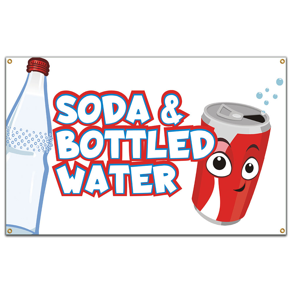 Soda & Bottled Water Banner