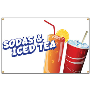Sodas & Iced Tea Banner