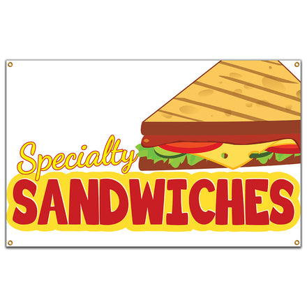 Specialty Sandwiches Banner