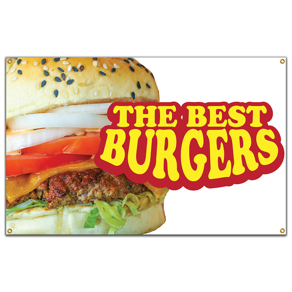 The Best Burgers Banner