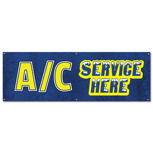 A/C Service Here Banner