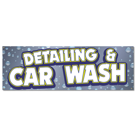 Detailing And Car Wash Banner