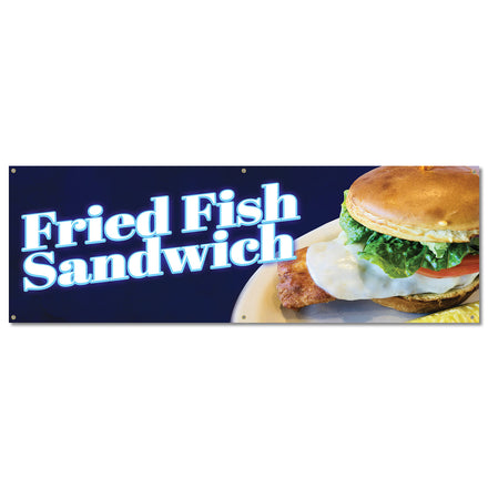 Fried Fish Sandwich Banner