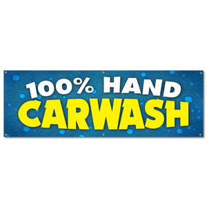 Hand Car Wash Banner