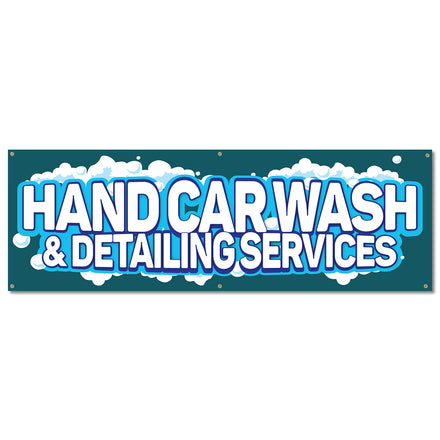 Hand Car Wash Banner