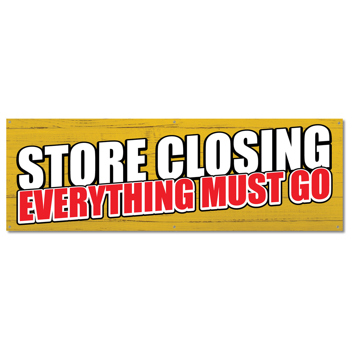 Store Closing Banner