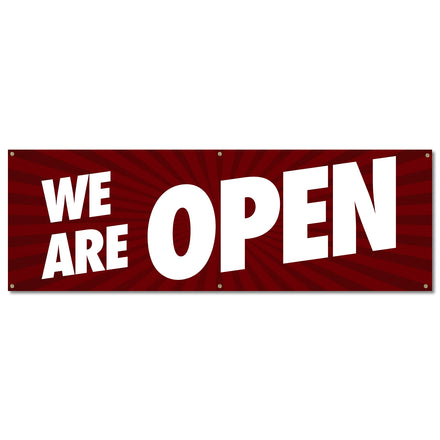 We Are Open Banner